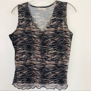 ACCOMPLICE ANIMAL PRINT TANK TOP